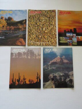 Arizona Highways Vintage Magazines Set 1981 5 issues